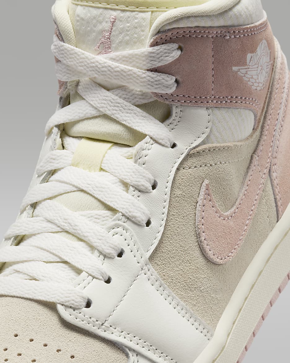 Nike jordan 1 dames pink on sale